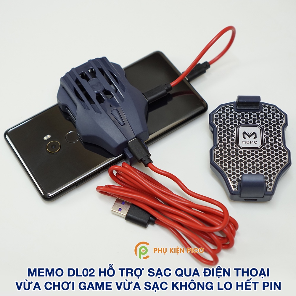 Tản nhiệt điện thoại Memo DL02 và nút bắn Pubg Memo AK02 combo hoàn hảo chiến mọi loại game