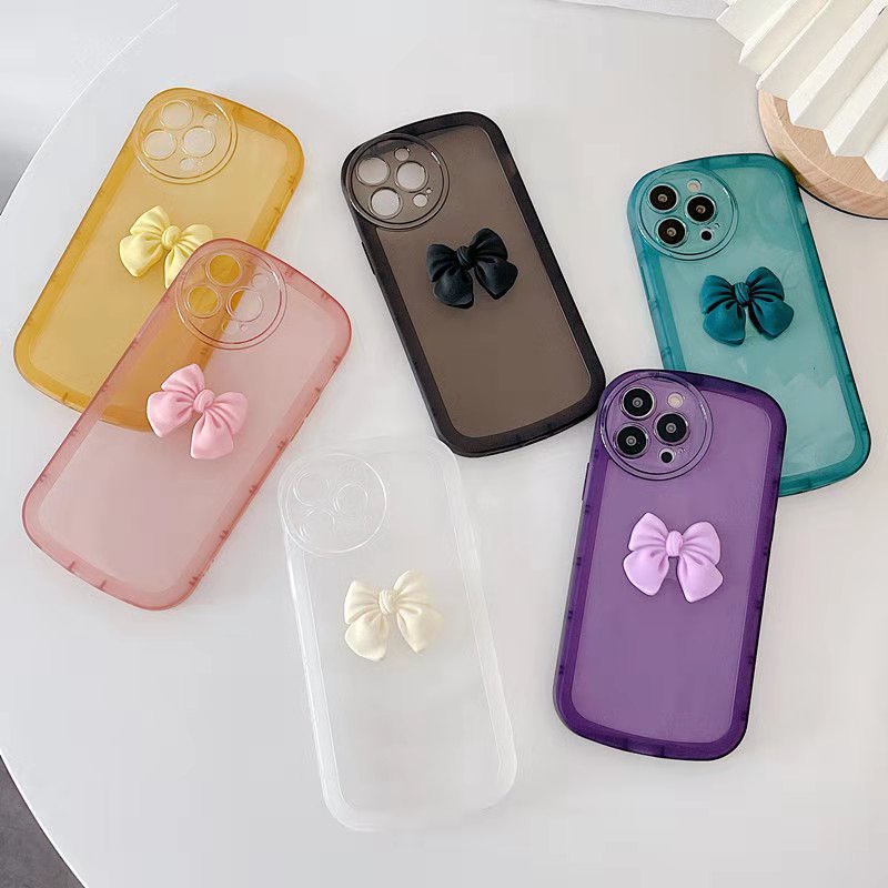 Ốp lưng iphone bánh mì kèm nơ 6 màu 7plus x xsmax 11 11promax 12 12pro 12promax 13 13pro 13promax- Dino case DT20