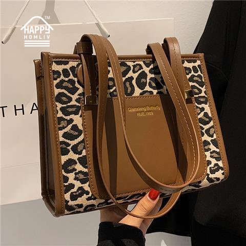 Túi đeo vai HAPPY HOMLIV họa tiết phong cách retro cho nữ