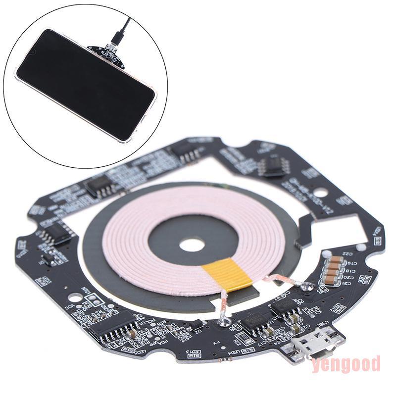 Bảng mạch sạc nhanh không dây 10w/ 15w Qi Pcb