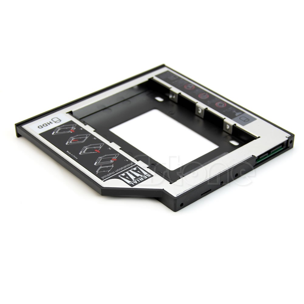 Khay gắn ổ cứng 9.5mm SATA 2nd HDD SSD cho CD DVD-ROM