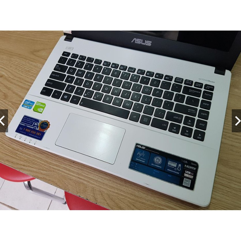 [Đẹp Bổ Rẻ ] Siêu Phẩm Asus X450C Trắng Core i5/4Gb/500Gb Card rời 2Gb/Tặng Balo