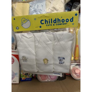 Set 3  áo buộc dây Childhood cho bé