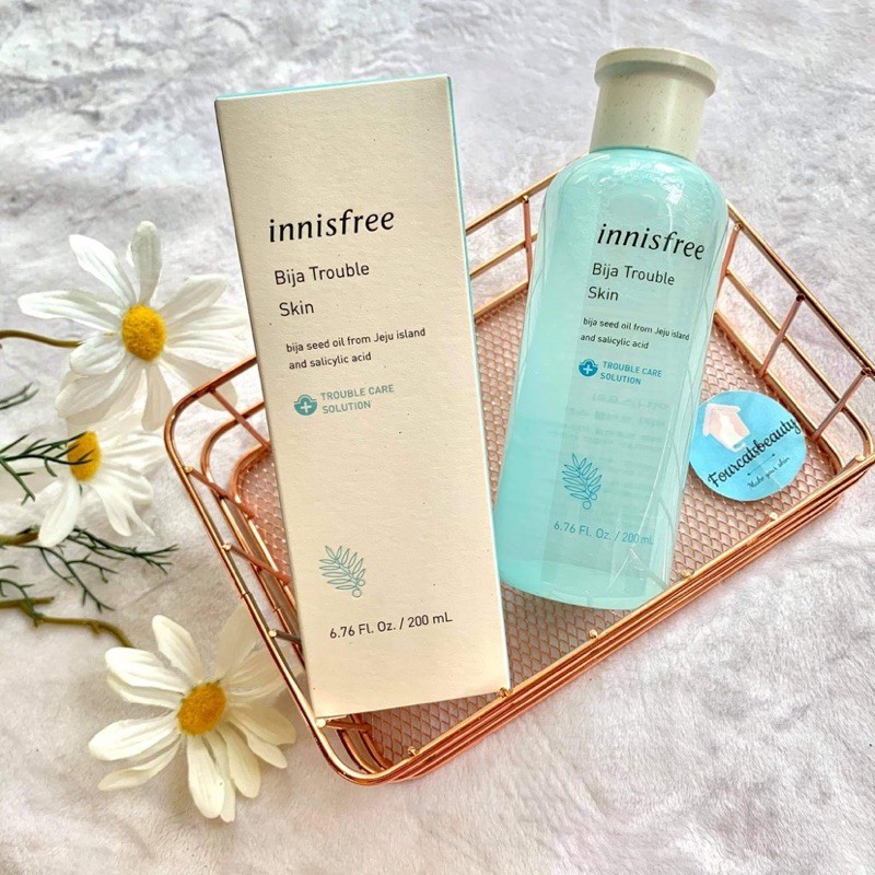 Nước Hoa Hồng Dành Cho Da Mụn Innisfree Jeju Bija Trouble Skin 200ml
