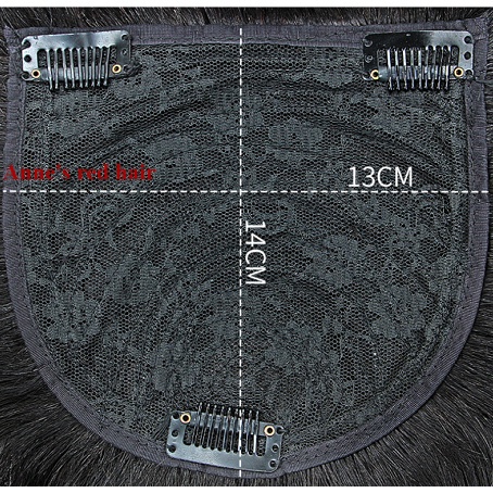 Tóc giả tự nhiên thoáng khí thay thế cho nam giới đầu hói/tóc bạc