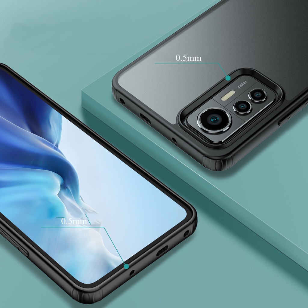 Ốp Điện Thoại Cứng Trong Suốt Cho Xiaomi 12 Lite 12 Ultra 12 11T 10T Pro 11 10T Lite 11 Ultra 10S