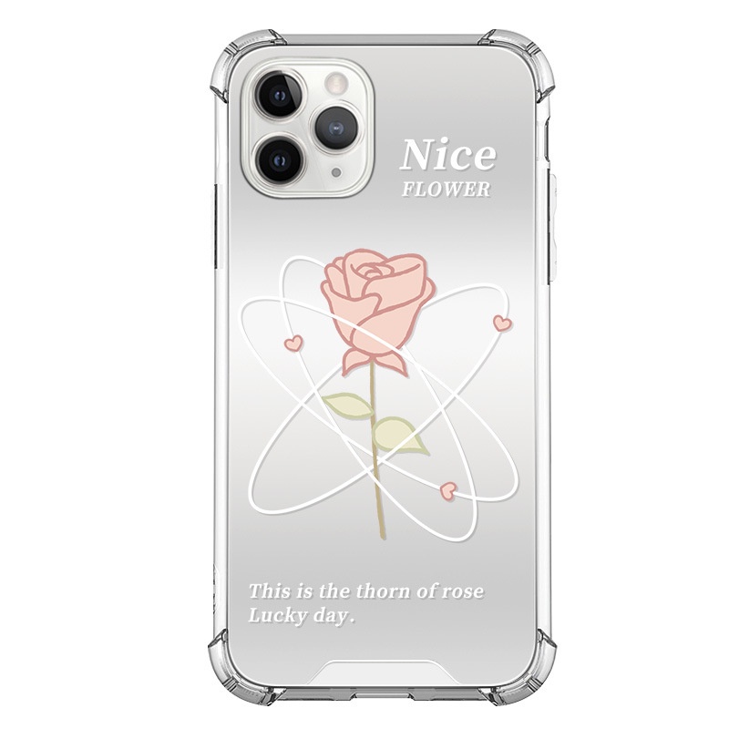 Ốp Điện Thoại Mặt Gương Chống Sốc Cho iPhone6 / 7 / 8Plus XsMax XR 11 / 14 pro 13Pro Max