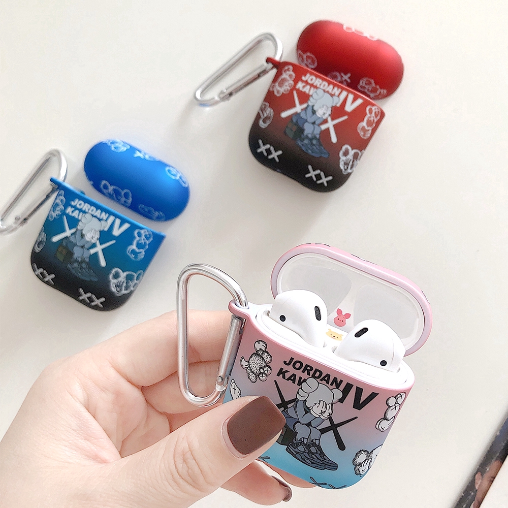 Vỏ hộp tai nghe không dây từ PC cứng dành cho Apple Airpods 1/2