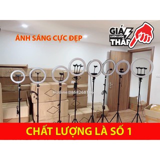 Đèn Livetream các size(đầy đủ cả chân đèn và kẹp) .Hỗ trợ ánh sáng Chụp Ảnh, Make Up Trang Điểm. Đèn quay trực tuyến