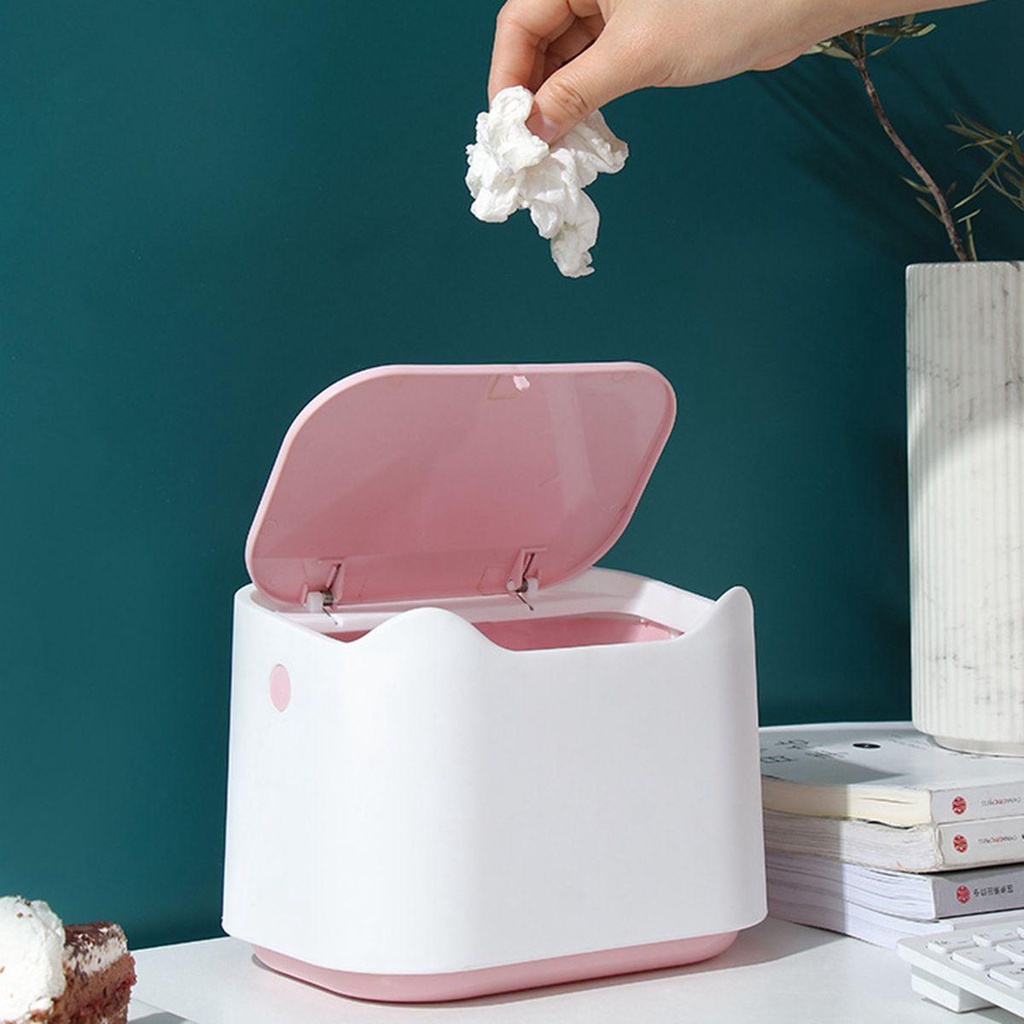 Thùng Rác Mini Dễ Thương Để Bàn