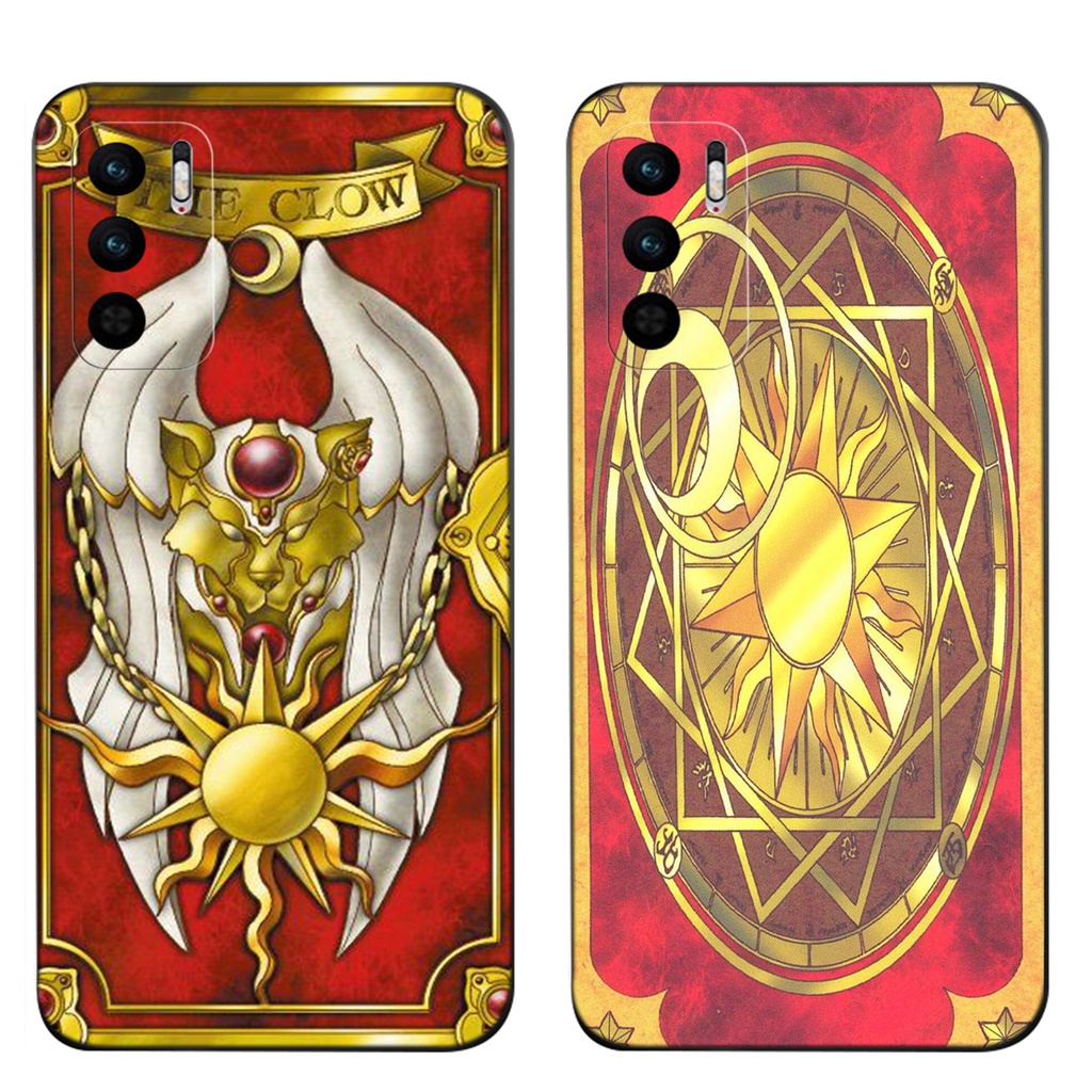 Ốp Điện Thoại Dẻo Họa Tiết Hoạt Hình Thủ Lĩnh Thẻ Bài Sakura Cho Samsung Galaxy S22 Plus Note 20 Ultra 10 9 8 Plus Lite WR107