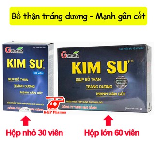 ✅ [CHÍNH HÃNG] Kim Sư Gpharm – Giúp bổ thận tráng dương, mạnh gân cốt, ngừa đau lưng mỏi gối, tiểu tiện nhiều