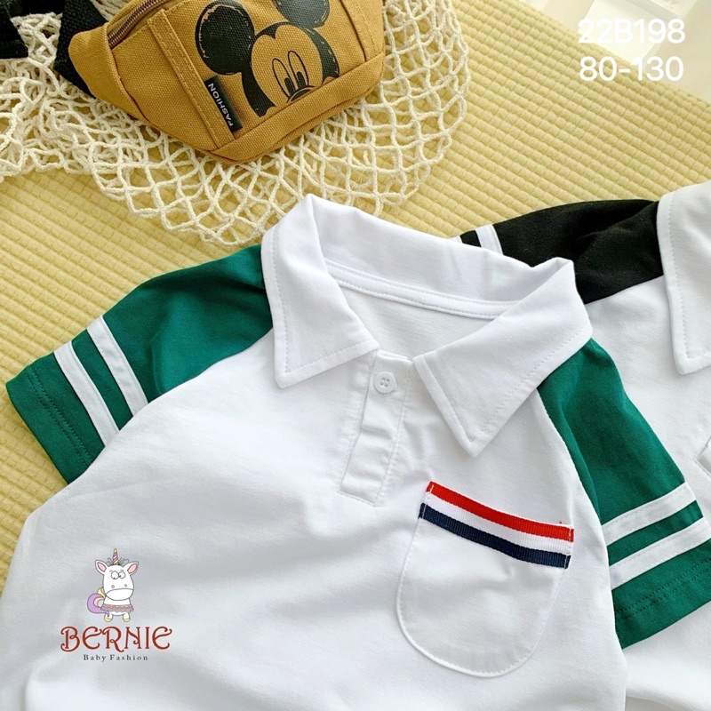 Bộ short Polo cổ lật bé trai-MS76