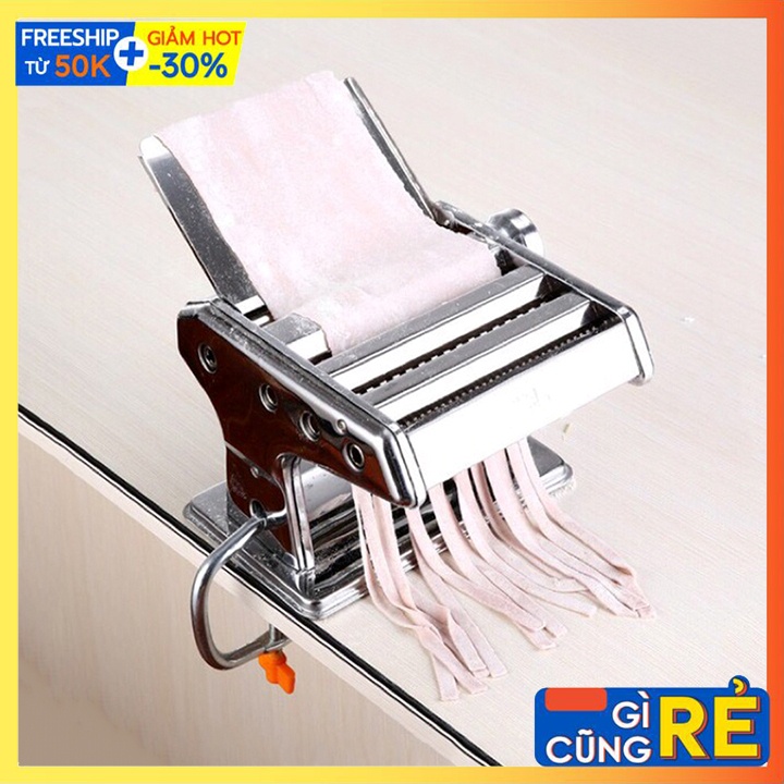 Máy Cán Mỳ Sợi Gia Đình 3 Lưỡi Cắt, Máy Cắt Mì