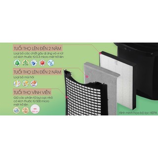 Máy lọc không khí Sharp FP-G50E