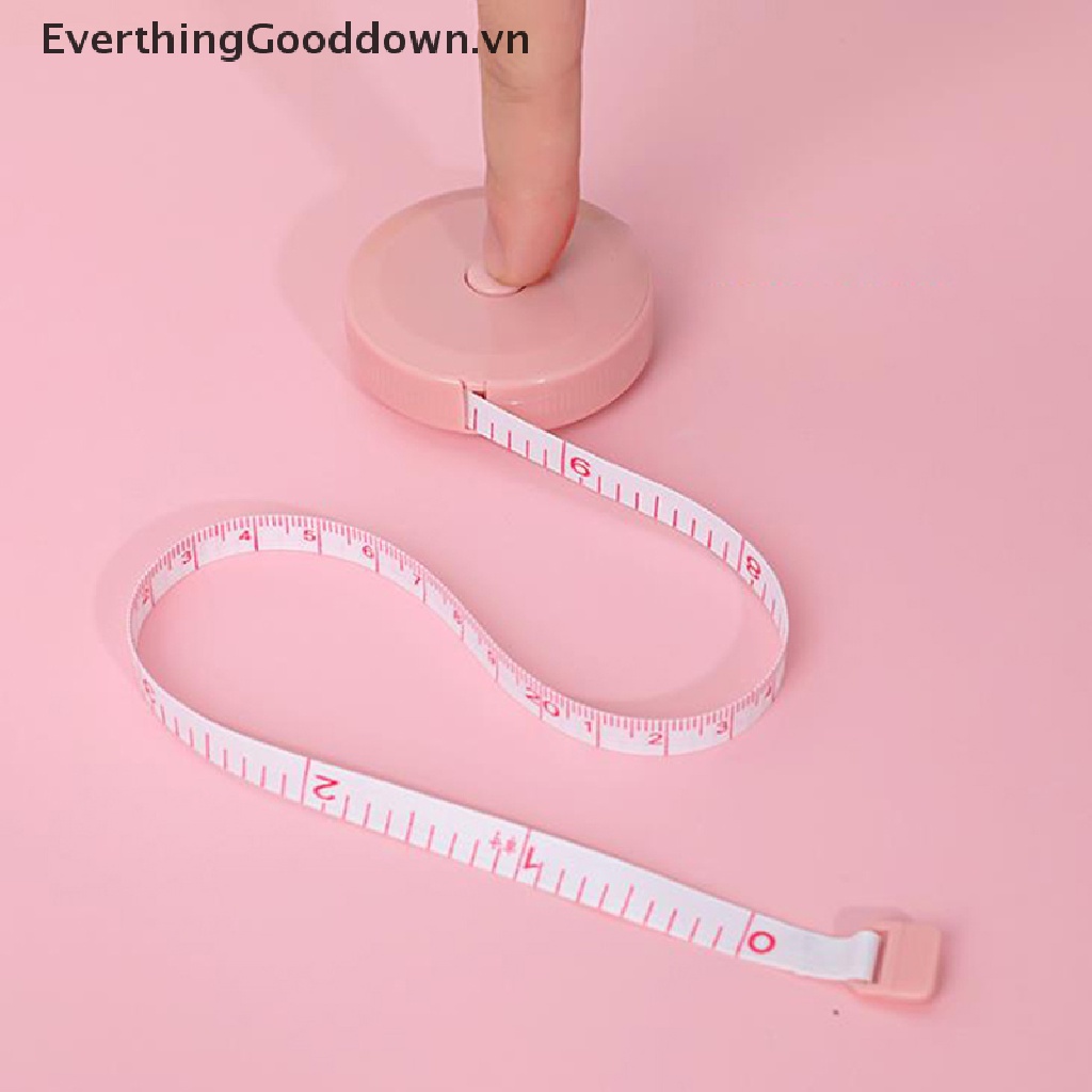 Everthinggooddown 1 Thước Dây Di Động Đo Cơ Thể Họa Tiết Hoạt Hình Dễ Thương Có Thể Thu Gọn