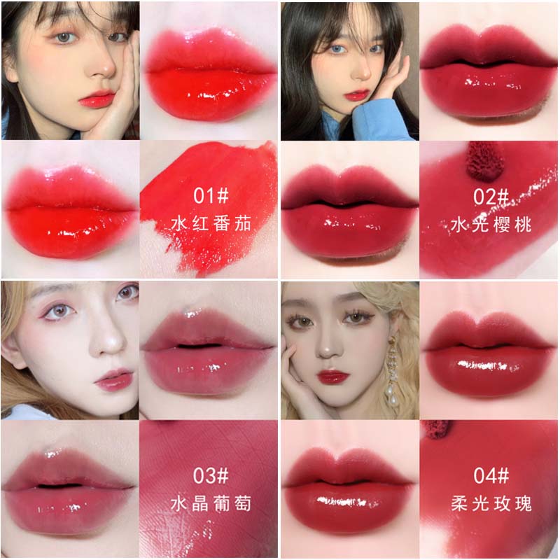 (Hàng Mới Về) Set 10 Thỏi Son Kem Teayason Tông Nhũ Dưỡng Ẩm Môi Lâu Trôi