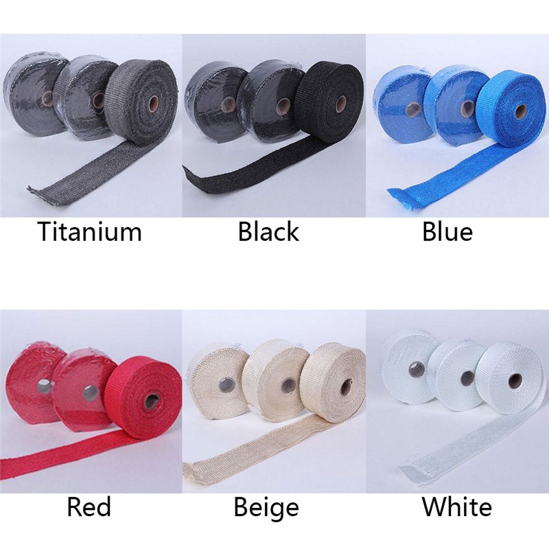 Cuộn dây quấn cách nhiệt cho ống xả khí xe máy 19 inch 5m