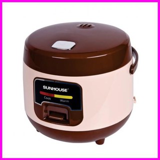 Nồi cơm điện 1.0 lít sunhouse shd8208 màu cafe 💘 chính hãng 💘