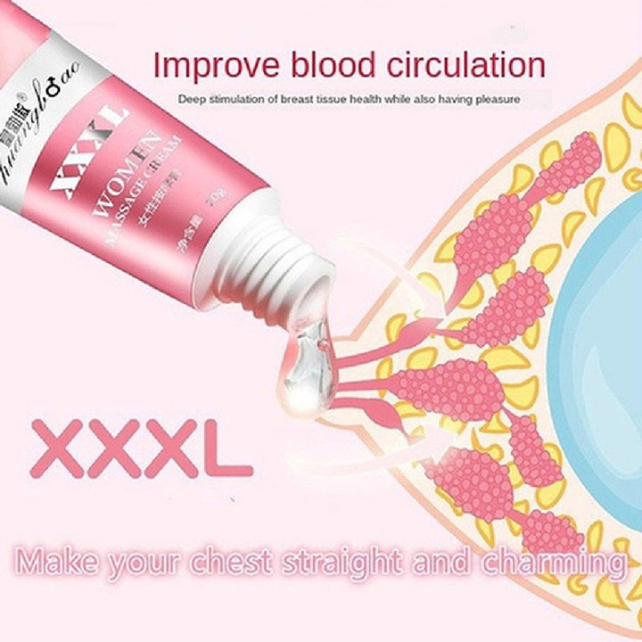 Kem nở ngực XXXL tăng vòng 1 hiệu quả chăm sóc ngực săn chắc hồng nhũ hoa