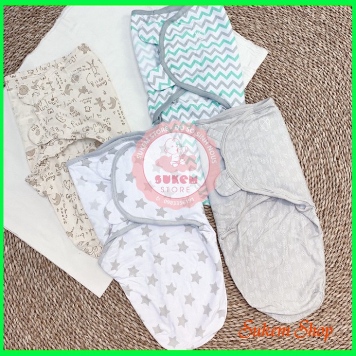 [HÀNG CHÍNH HÃNG]Ủ Kén Cho Bé/Chăn Quấn SwaddleMe Chất Liệu 100% Cotton Mềm Mại, Co Giãn Tốt