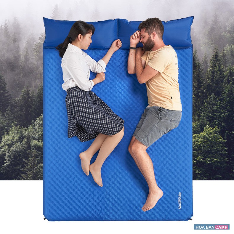 Đệm Đôi Tự Bơm Hơi Kèm Gối NatureHike NH18Q010-D