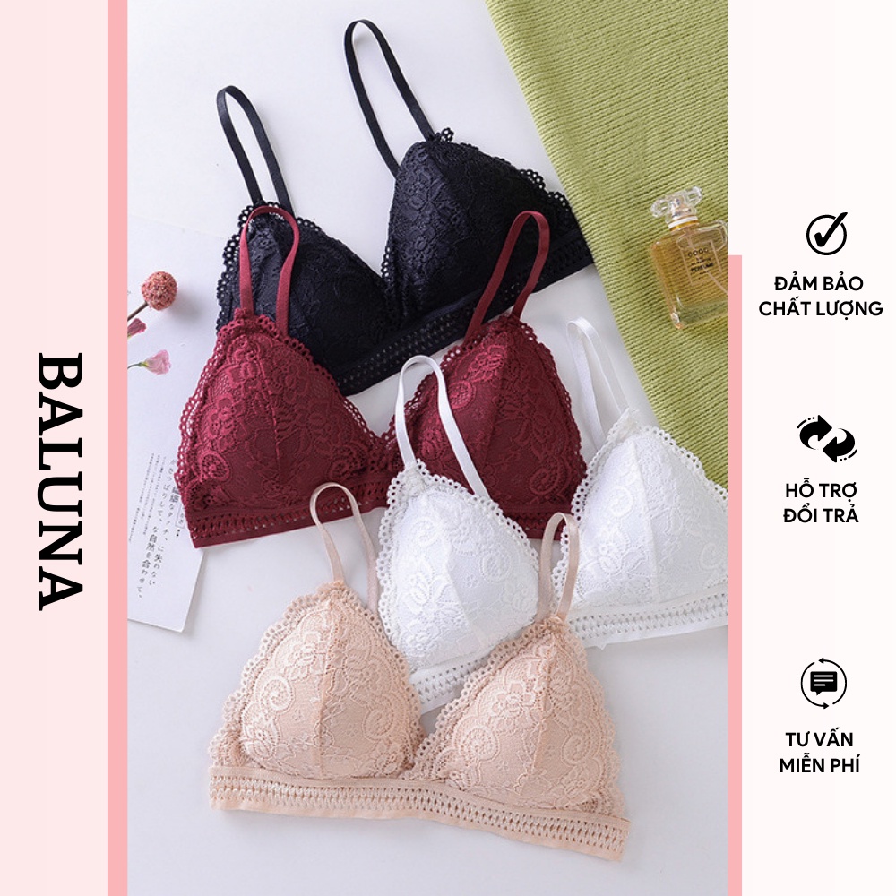Áo lót nữ ren không gọng mỏng sexy nâng ngực BALUNA AL16