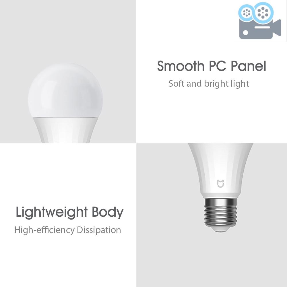 XIAOMI Bóng Đèn Led E27 5w 2700- 6500k Có Thể Điều Chỉnh Độ Sáng