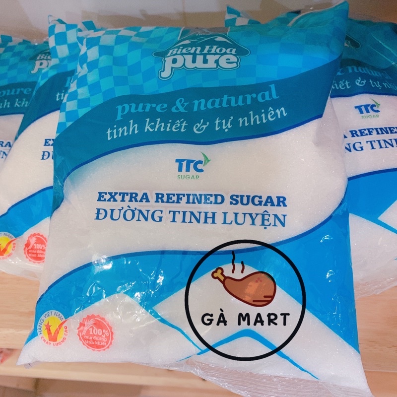 Đường Tinh Luyện Biên Hoà Pure Bịch 1KG