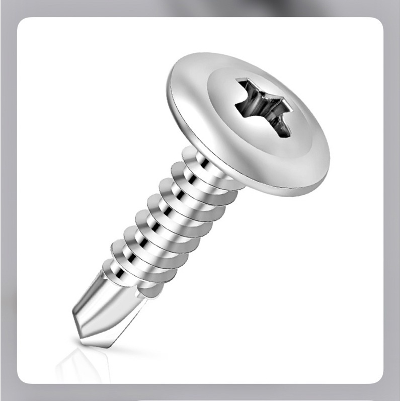 Vít tự khoan inox 304 (đầu dù) 10con