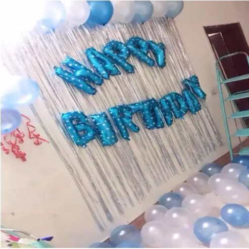 Set Bong bóng trang trí sinh nhật (Inbox nếu thay đổi màu) combo happy birthday phụ kiện trang trí sinh nhật mẫu 2021MS2