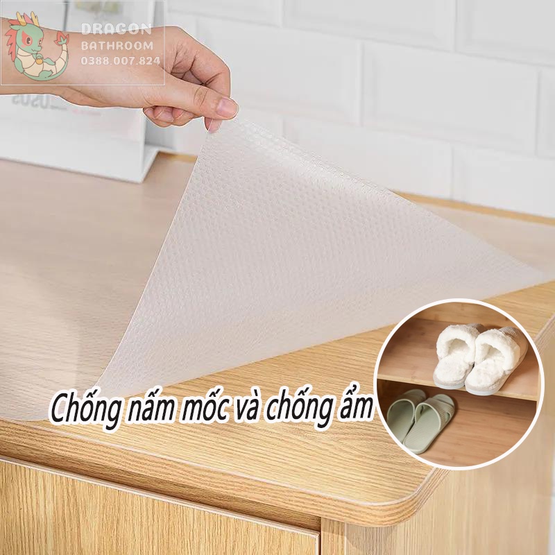 【Hàng Đẹp】Tấm Thảm Nhựa Lót Đa Năng V9 Cao Cấp (Thế Hệ 2) - Lót Tủ Lạnh, Ngăn Bàn, Tủ Bếp, Dễ Vệ Sinh, Chống Nước-LO-124