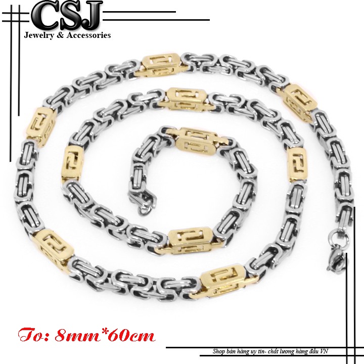 DÂY CHUYỀN INOX NAM VUÔNG CÁCH ĐIỆU  CỰC ĐẸP - Đem lại đẳng cấp phong độ cho người quen