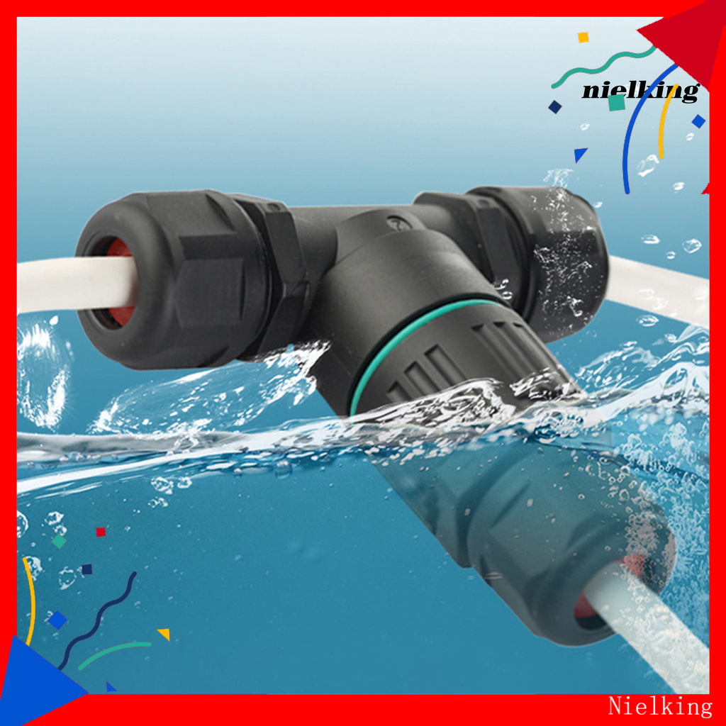 Đầu nối dây điện chữ T chống thấm nước IP68 Cdf-200/3t