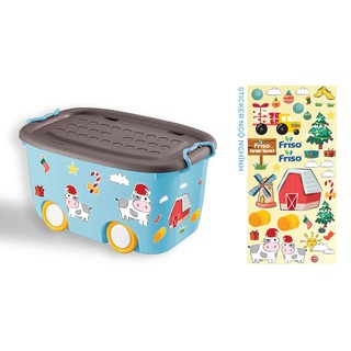 [MKB Gift] Hộp đựng đồ chơi kèm sticker Friso