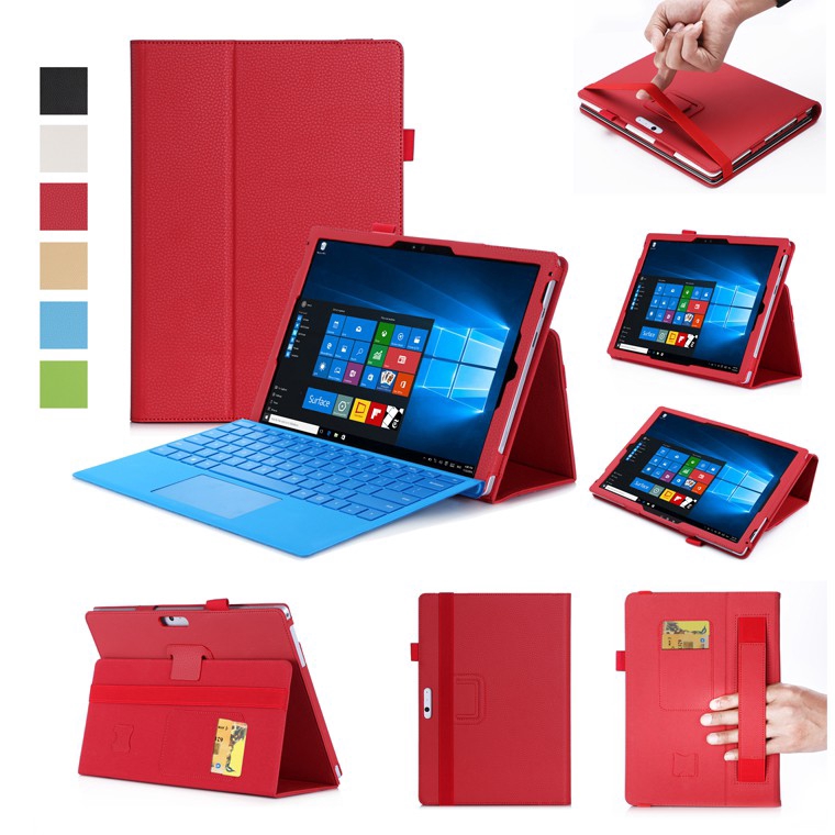 Vỏ bảo vệ For Microsoft Surface Pro 3 4 5 6 7 Ốp lưng Handrest Stand Cover can hold keyboard together pro7 Bao da