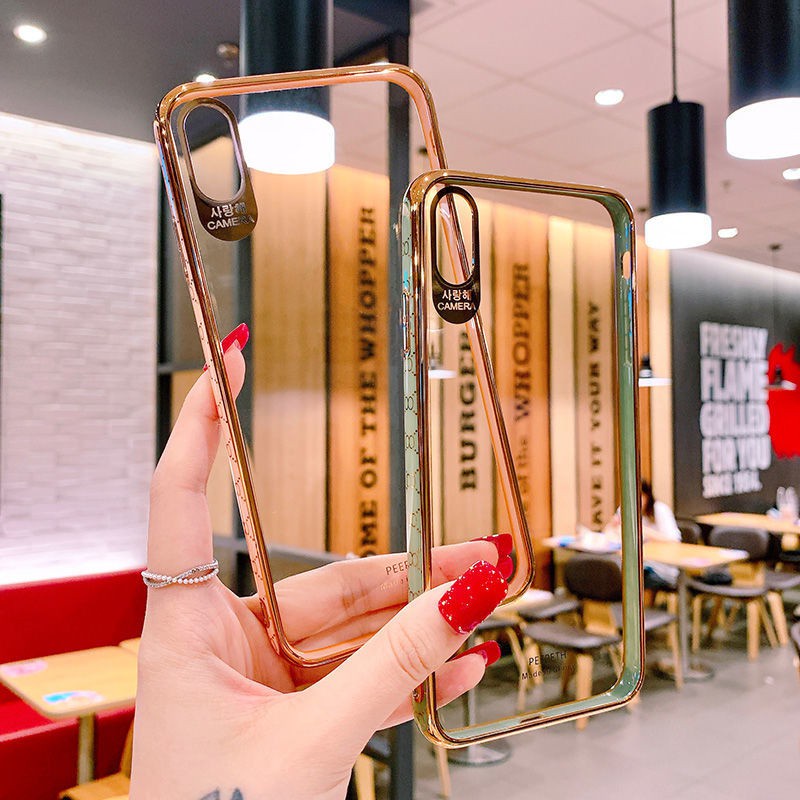 Ốp Điện Thoại Trong Suốt Cho IPhone 11 11ProMax 7 8 SE2020 7Plus 8Plus IPhone Xr XsMax SE20