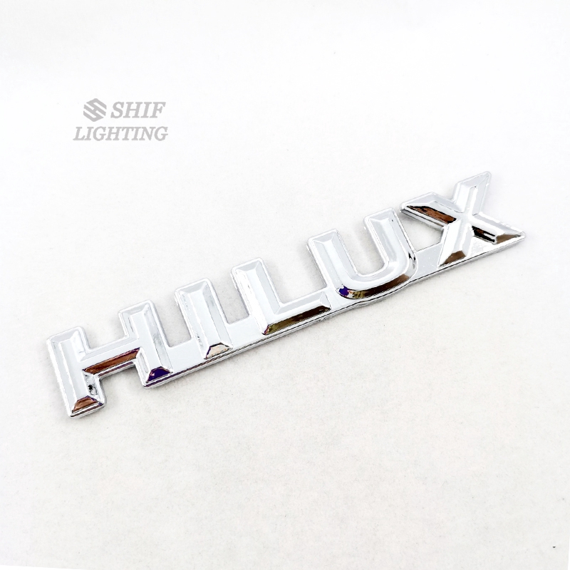 1 Miếng Dán Logo ABS Chrome HILUX Cho Xe Hơi Toyota
