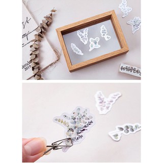 Bộ 46 Sticker Hoa Tuyết E118
