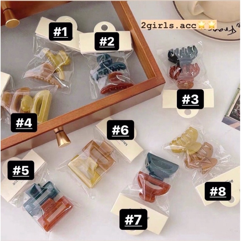 Set 2 kẹp gắp mái nhỏ, dễ thương