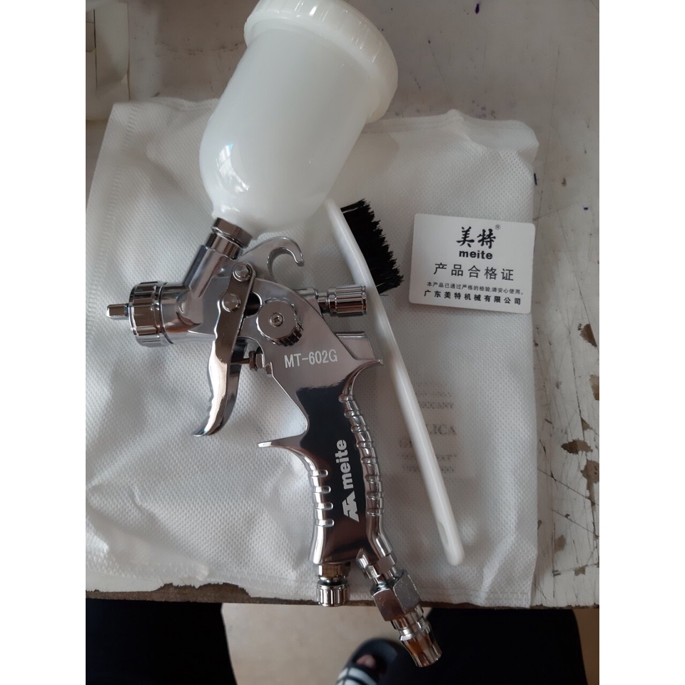 Súng phun Sơn ô tô, xe máy, gỗ chính hãng Meite MT-602G