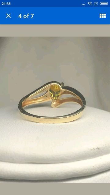 Nhẫn Kim cương vàng