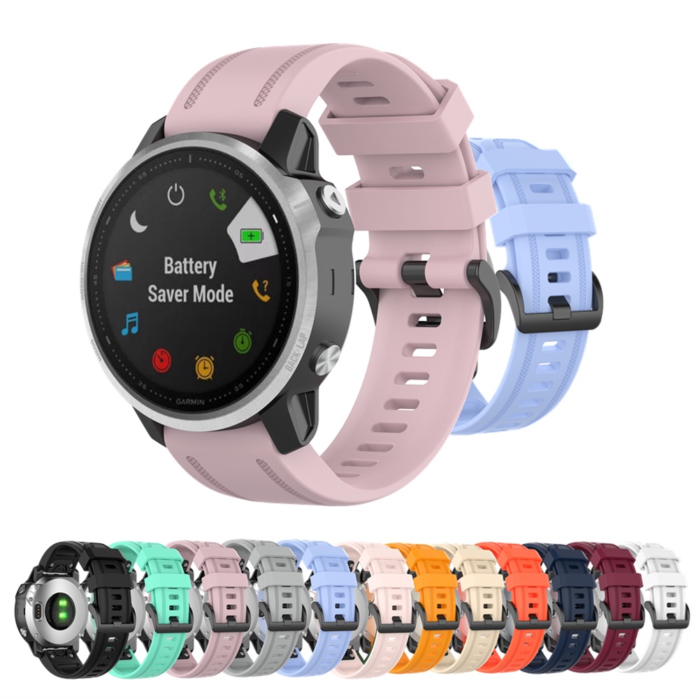 Dây đeo thay thế bằng silicone 20mm cho Garmin Fenix 6S Fenix 6s