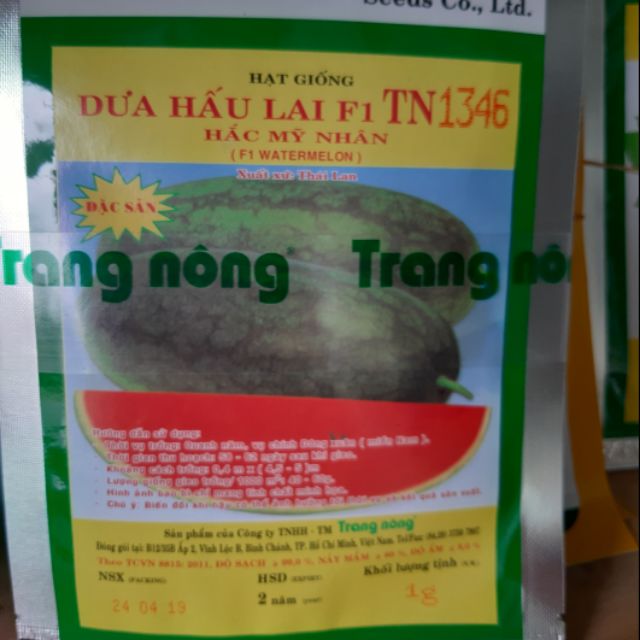 Hạt giống dưa hấu