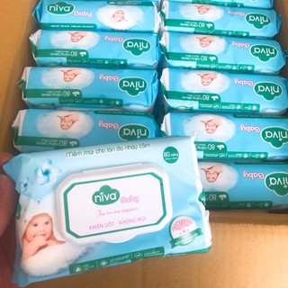khăn ướt niva baby ( 80 tờ )