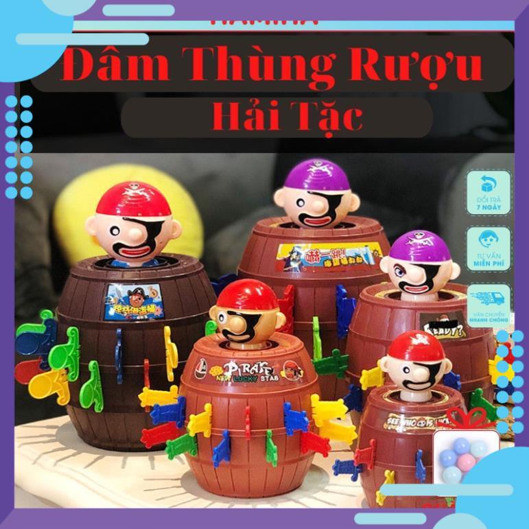 Đồ Chơi Trẻ Em Đâm Hải Tặc Thùng Rượu Siêu Hấp Dẫn Cho Bé Hamiha-ĐC18