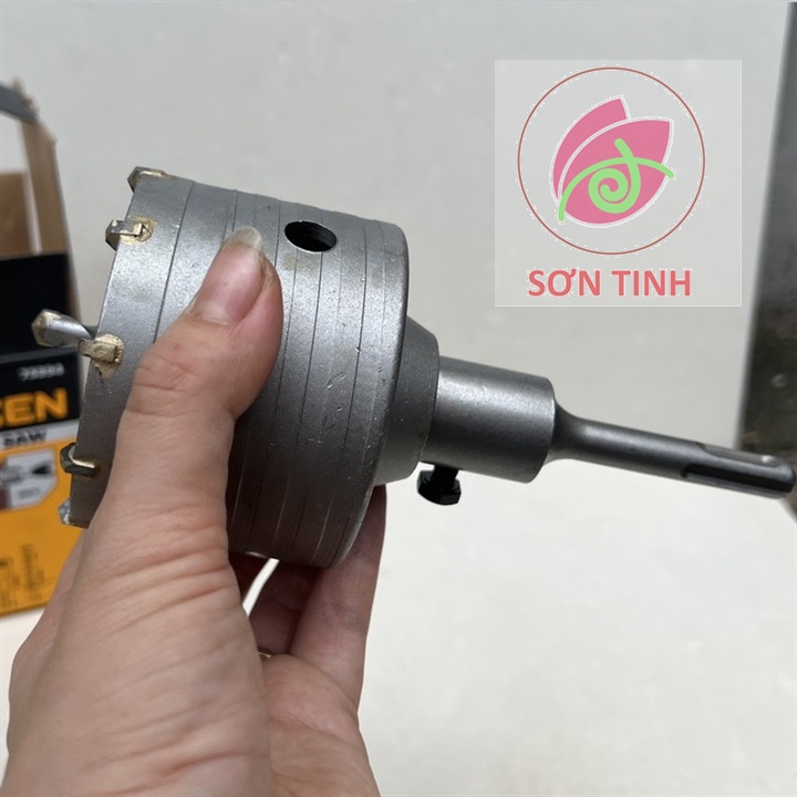 TOLSEN Mũi khoan lỗ khoét lỗ tường bê tông 80mm Hole Saw 75894