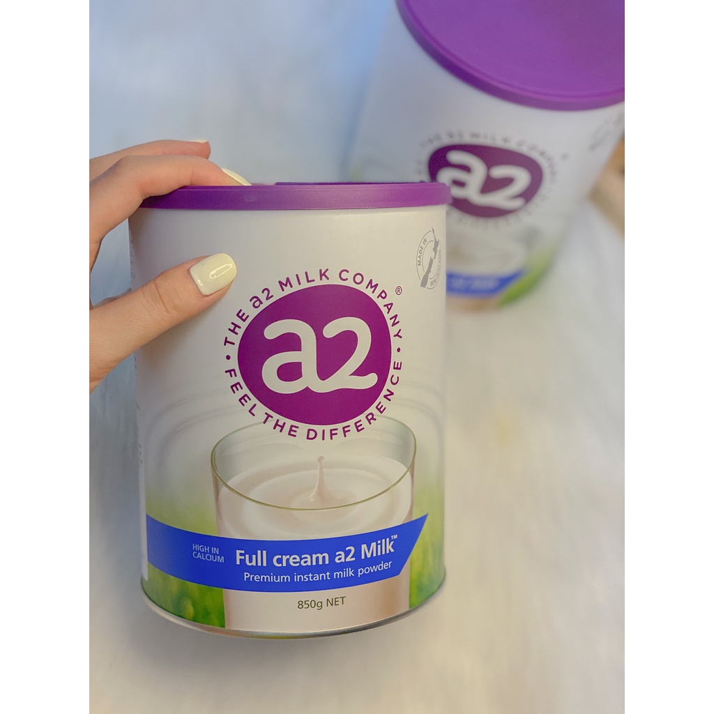 [CHUẨN AIR] Sữa tươi A2 milk Full Cream Hộp 850g