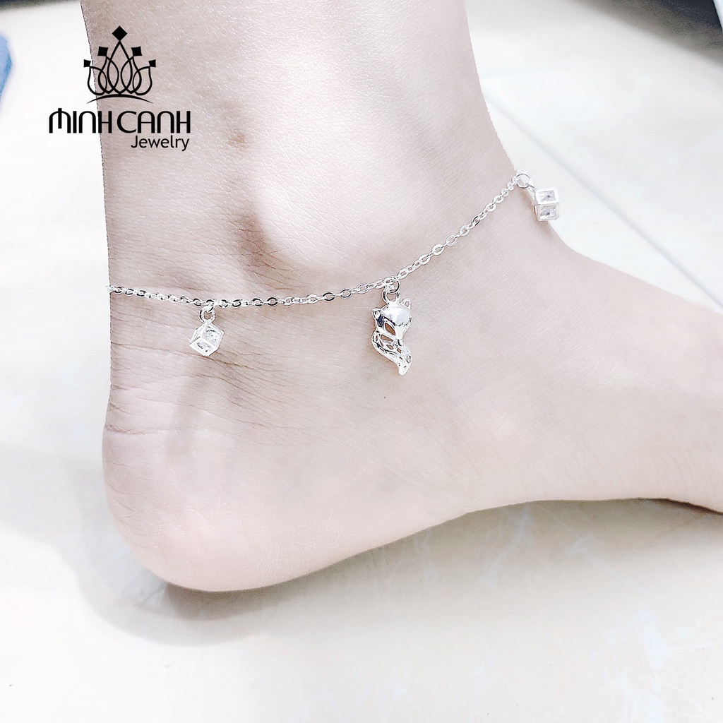 Lắc Chân Hồ Ly Mix Hộp Đá - Minh Canh Jewelry