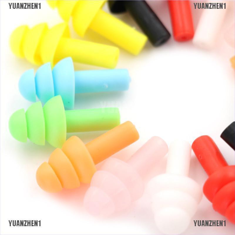 Set 20 Nút Bịt Tai Bằng Silicone Chống Ồn Thoải Mái YUANZHEN1